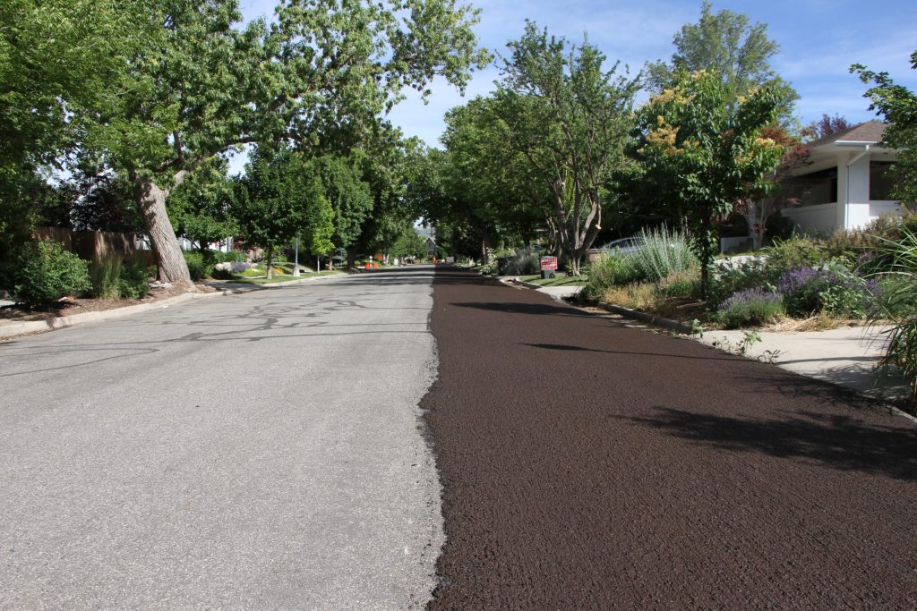 a road with a fresh